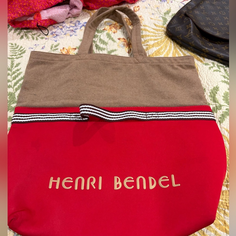 Vintage Henri Bendel tote bag- wool